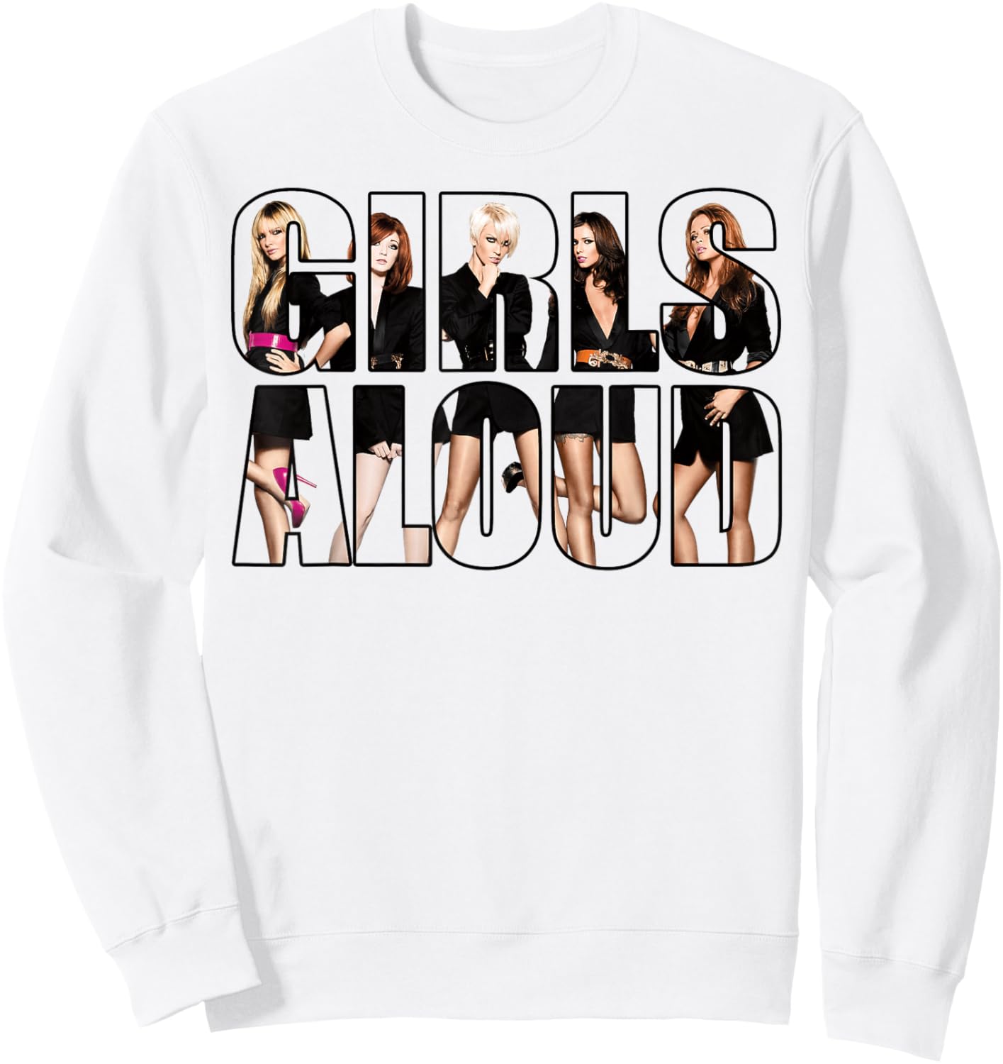 Girls Aloud – Cut Out Control Sweatshirt - Sweatshirt | White