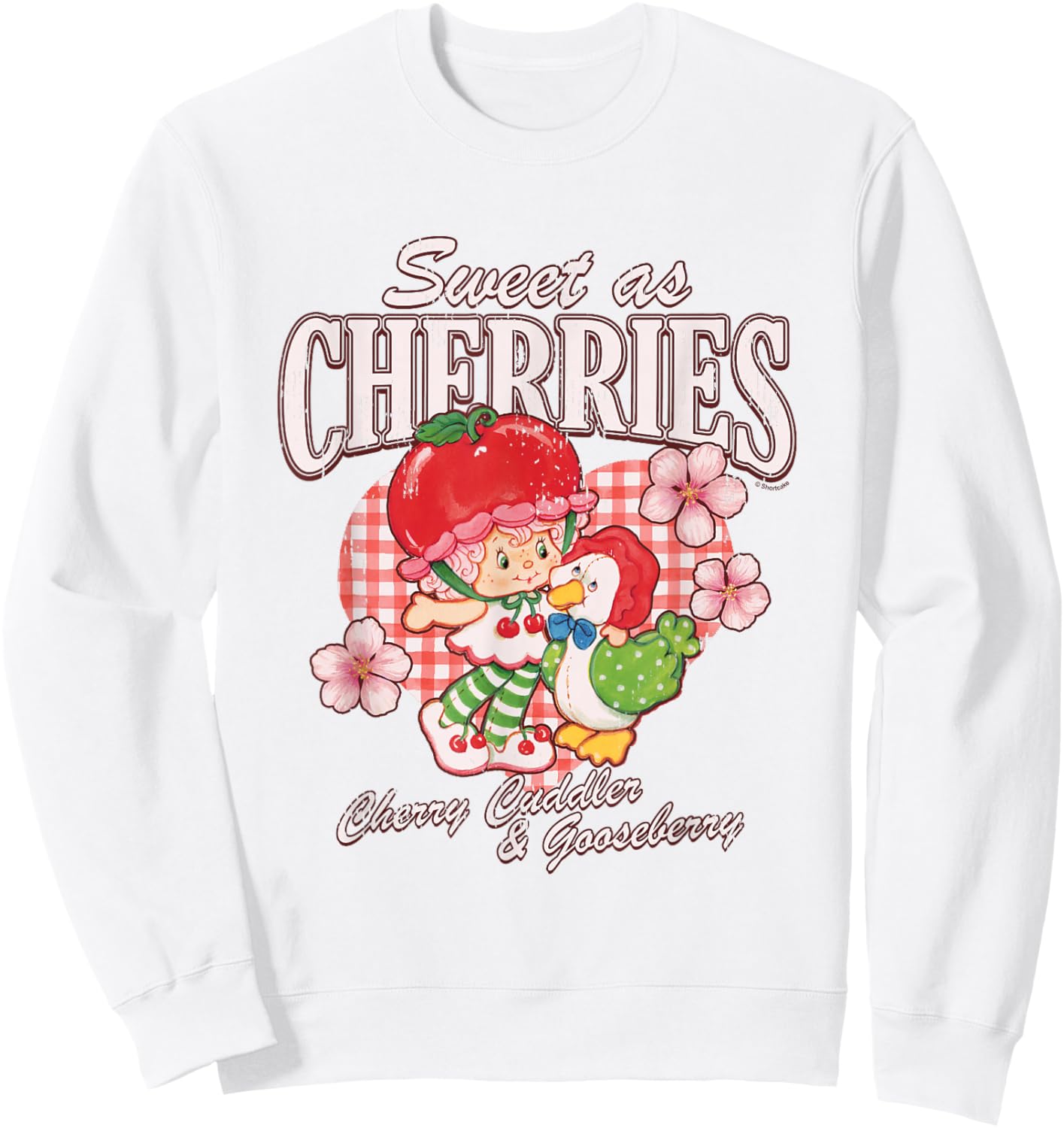 Strawberry Shortcake Sweet As Cherries Cherry & Gooseberry Sweatshirt - Sweatshirt | White