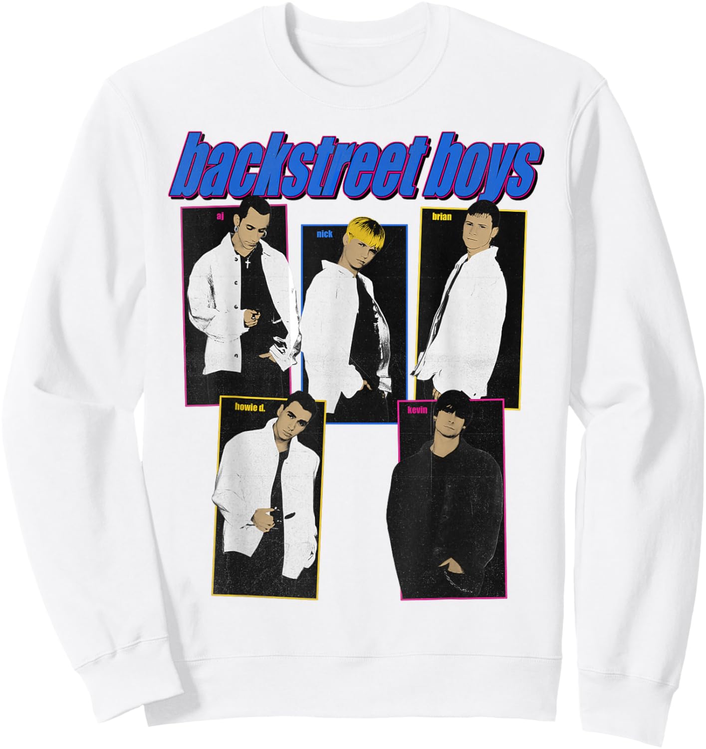 Backstreet Boys – Throwback In Red Sweatshirt - Sweatshirt | White