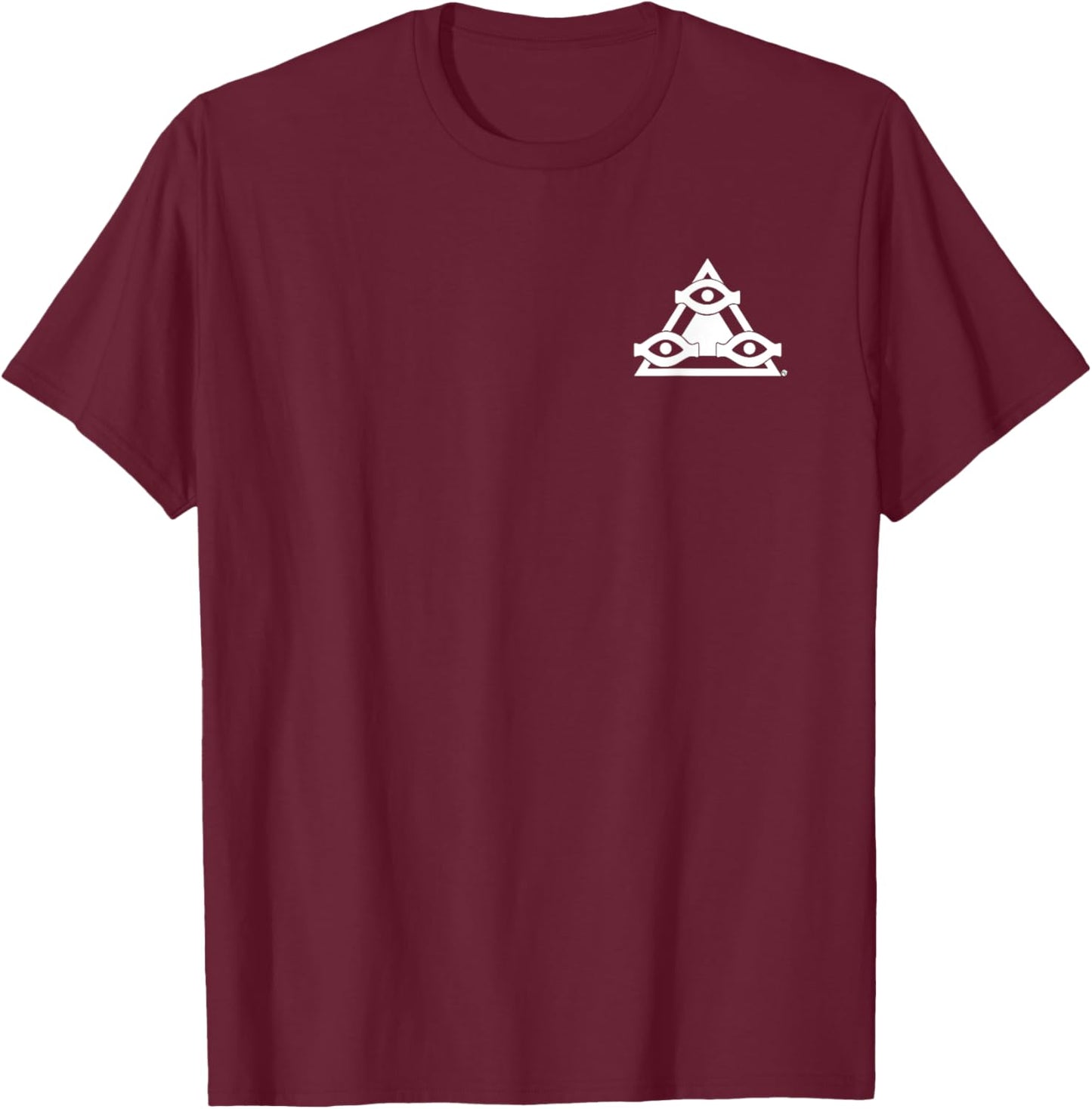 Vampire: The Masquerade Salubri Icon White T-Shirt - T-Shirt | Maroon