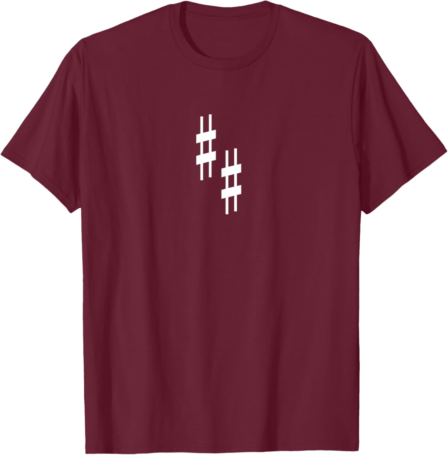 Piano Notes D Major Musical Scale Keyboard Chart Band Member T-Shirt - T-Shirt | Maroon