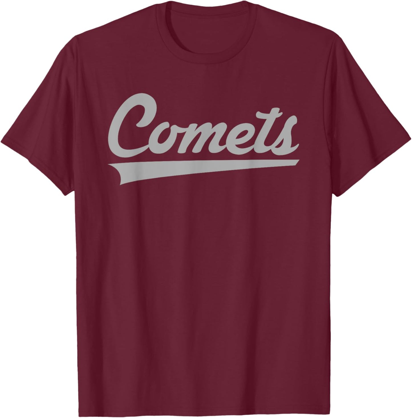 Carthage Comets Vintage Swoosh T-Shirt - T-Shirt | Maroon