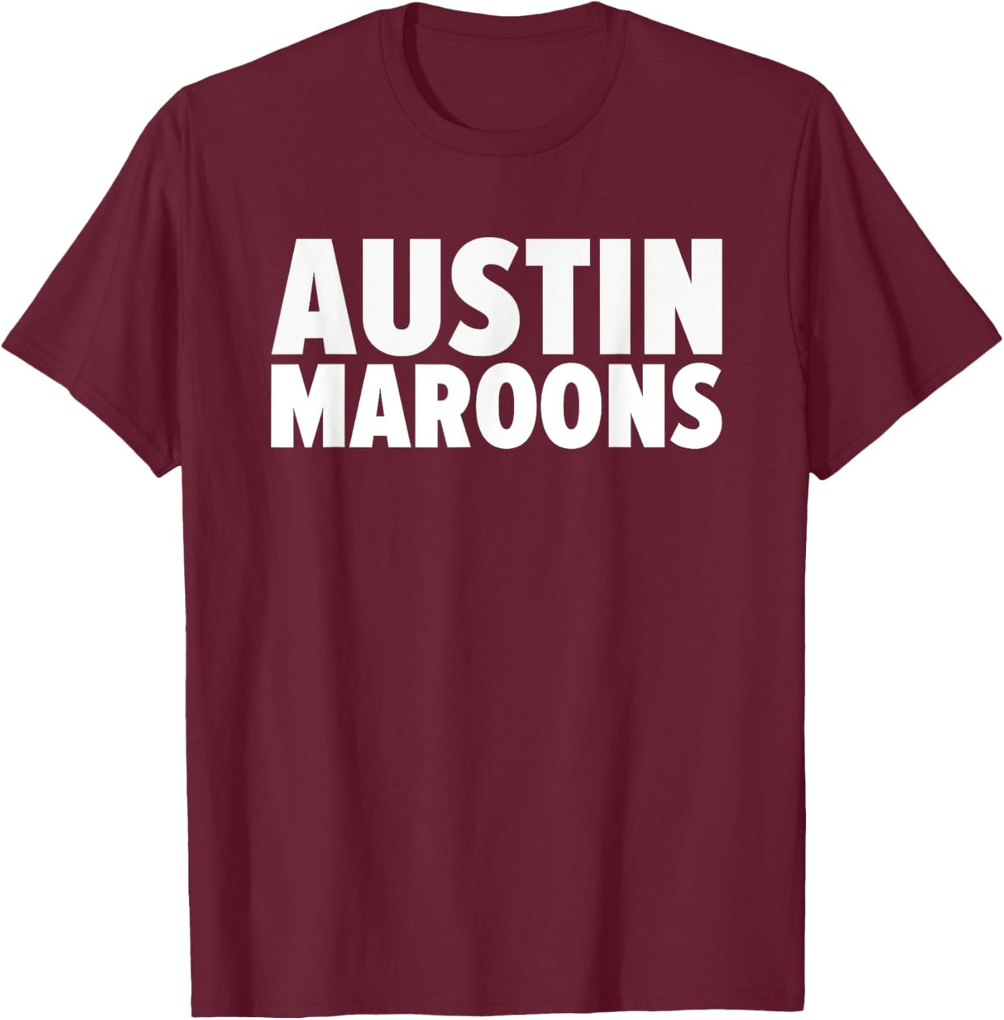 Austin Maroons Bold T-Shirt - T-Shirt | Maroon