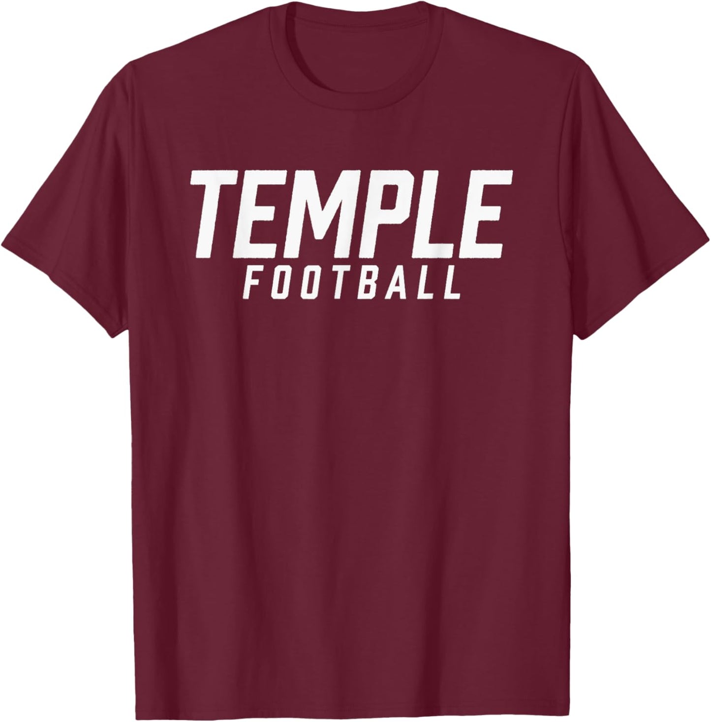 Temple High School Football Team T-Shirt - T-Shirt | Maroon