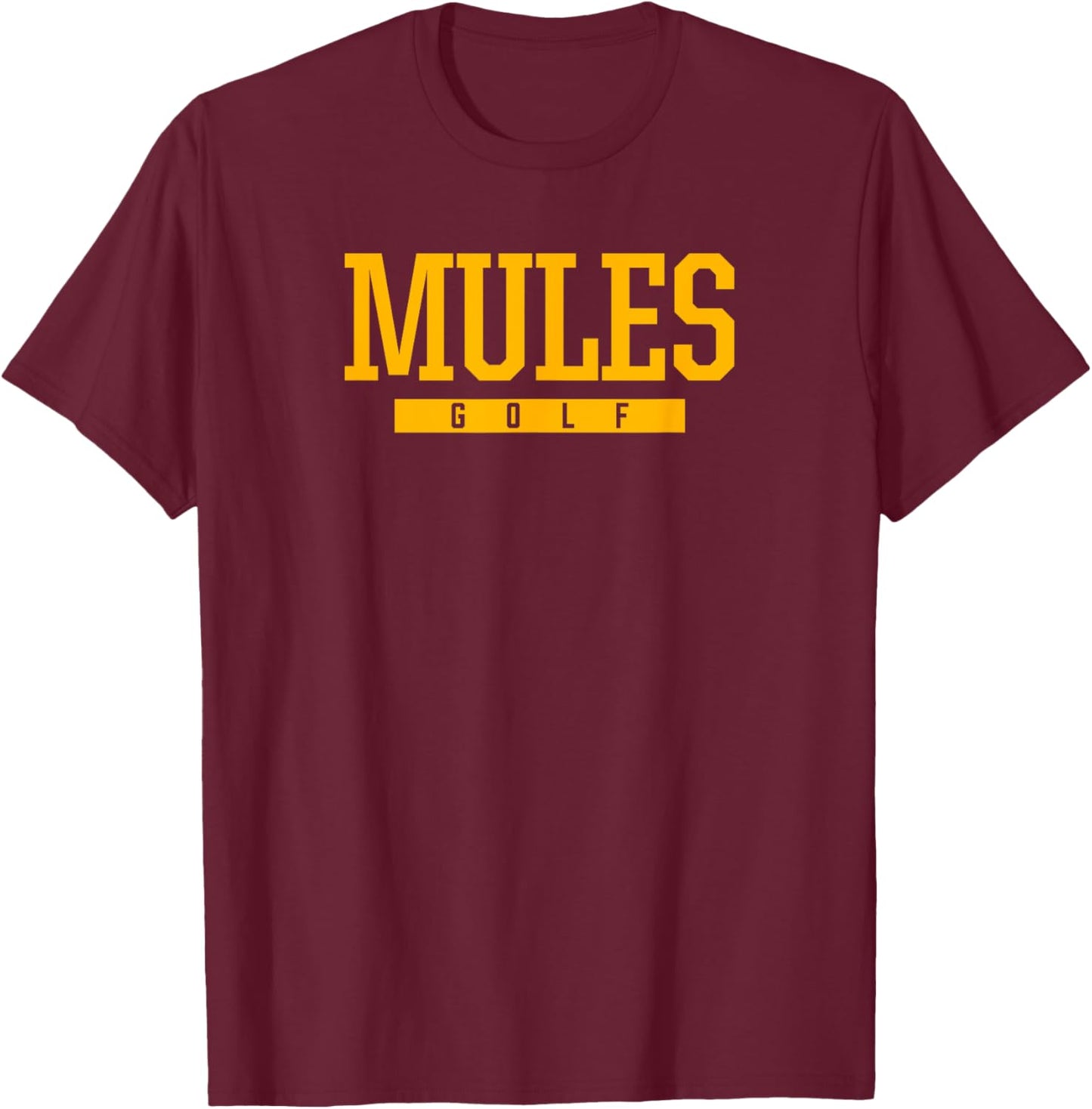 Lathrop Mules Golf HS T-Shirt - T-Shirt | Maroon