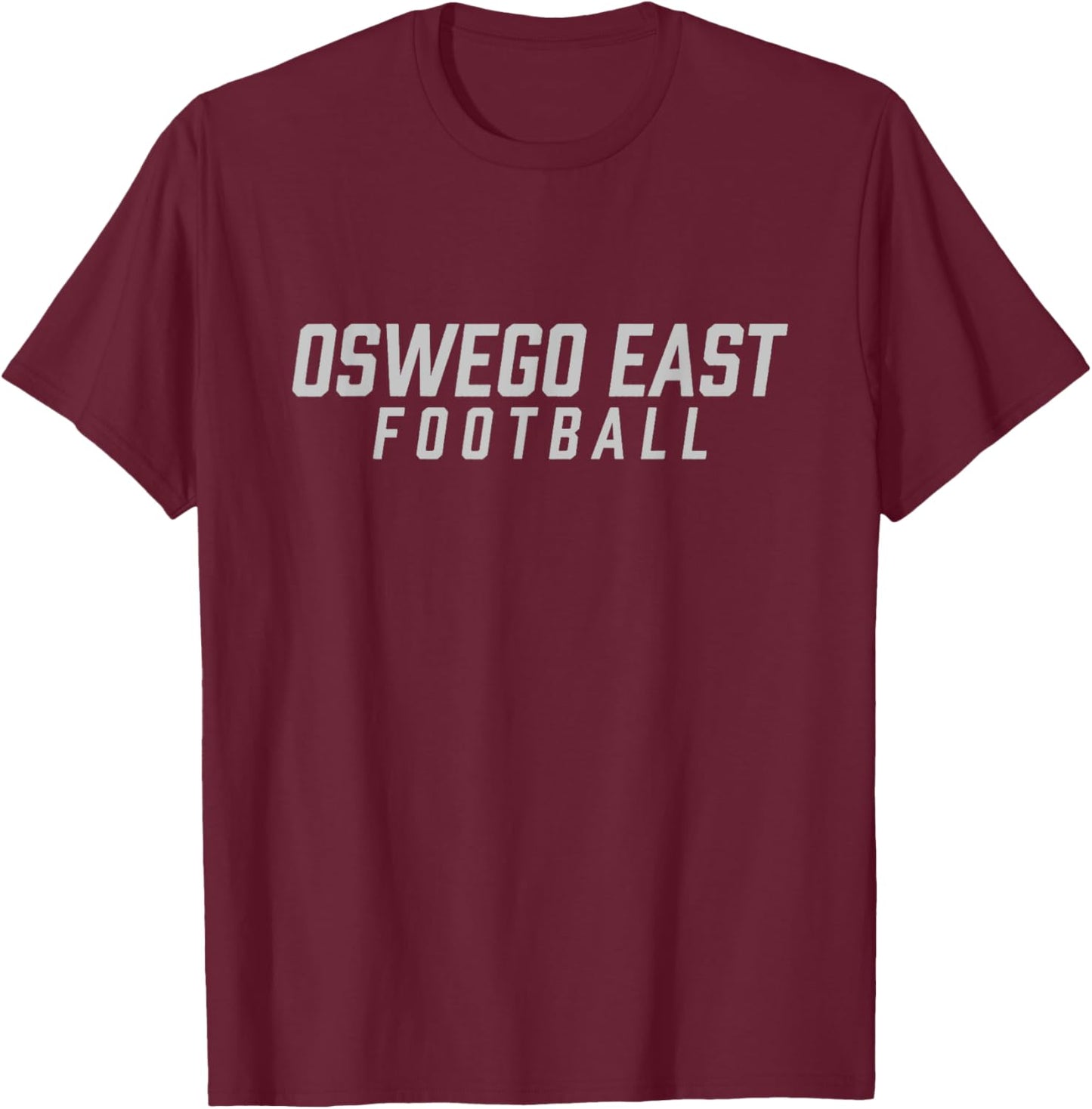 Oswego East High School Football Team T-Shirt - T-Shirt | Maroon
