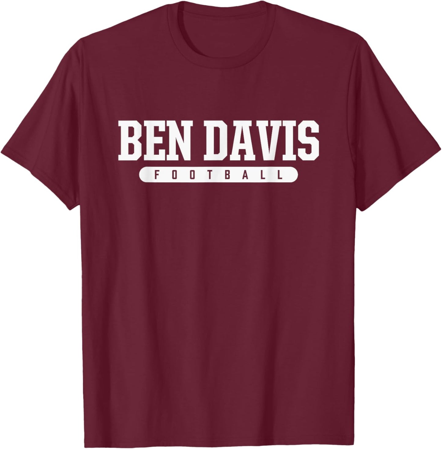 Ben Davis High School Football T-Shirt - T-Shirt | Maroon