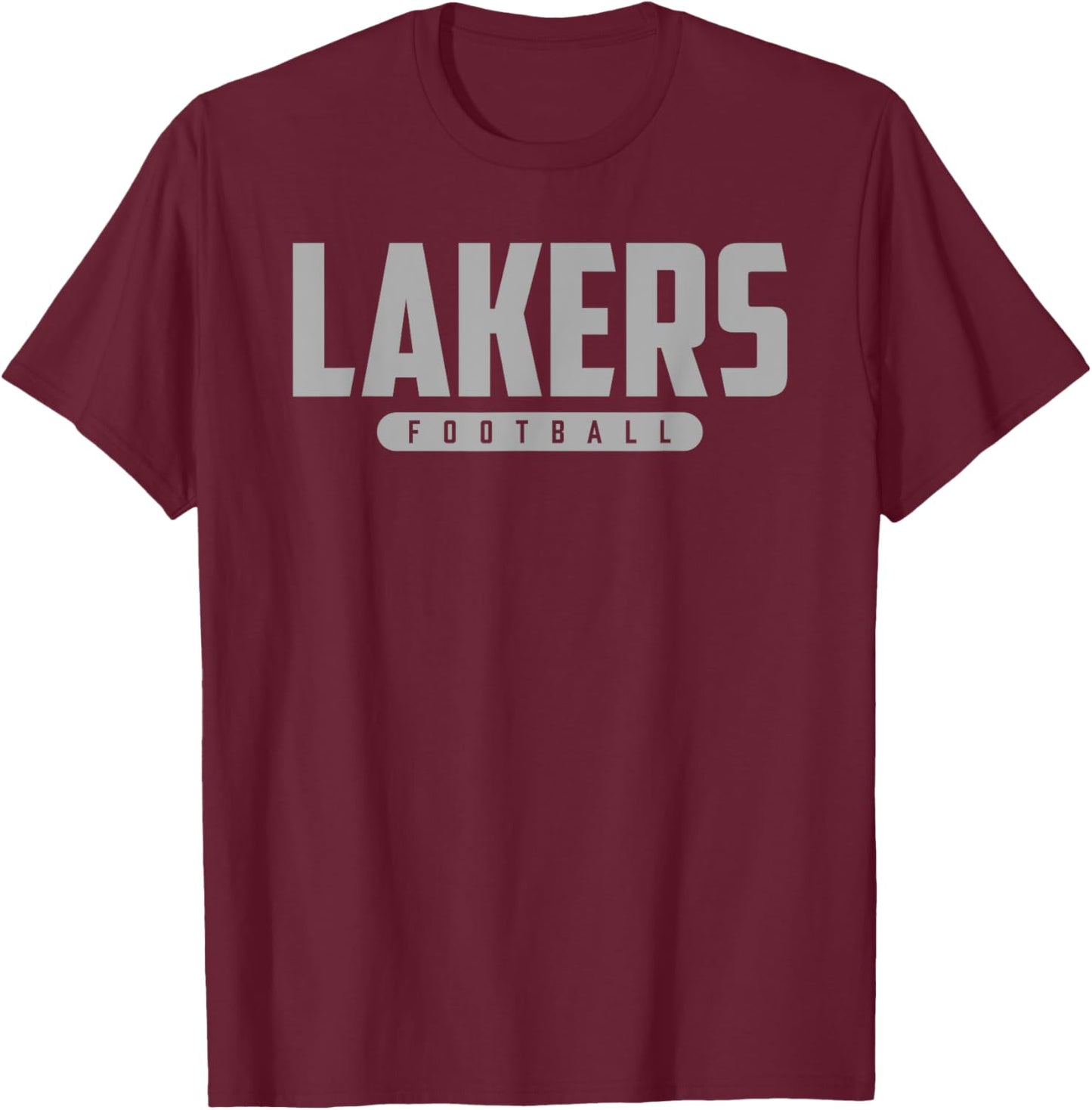 Spring Lake Lakers Football T-Shirt - T-Shirt | Maroon
