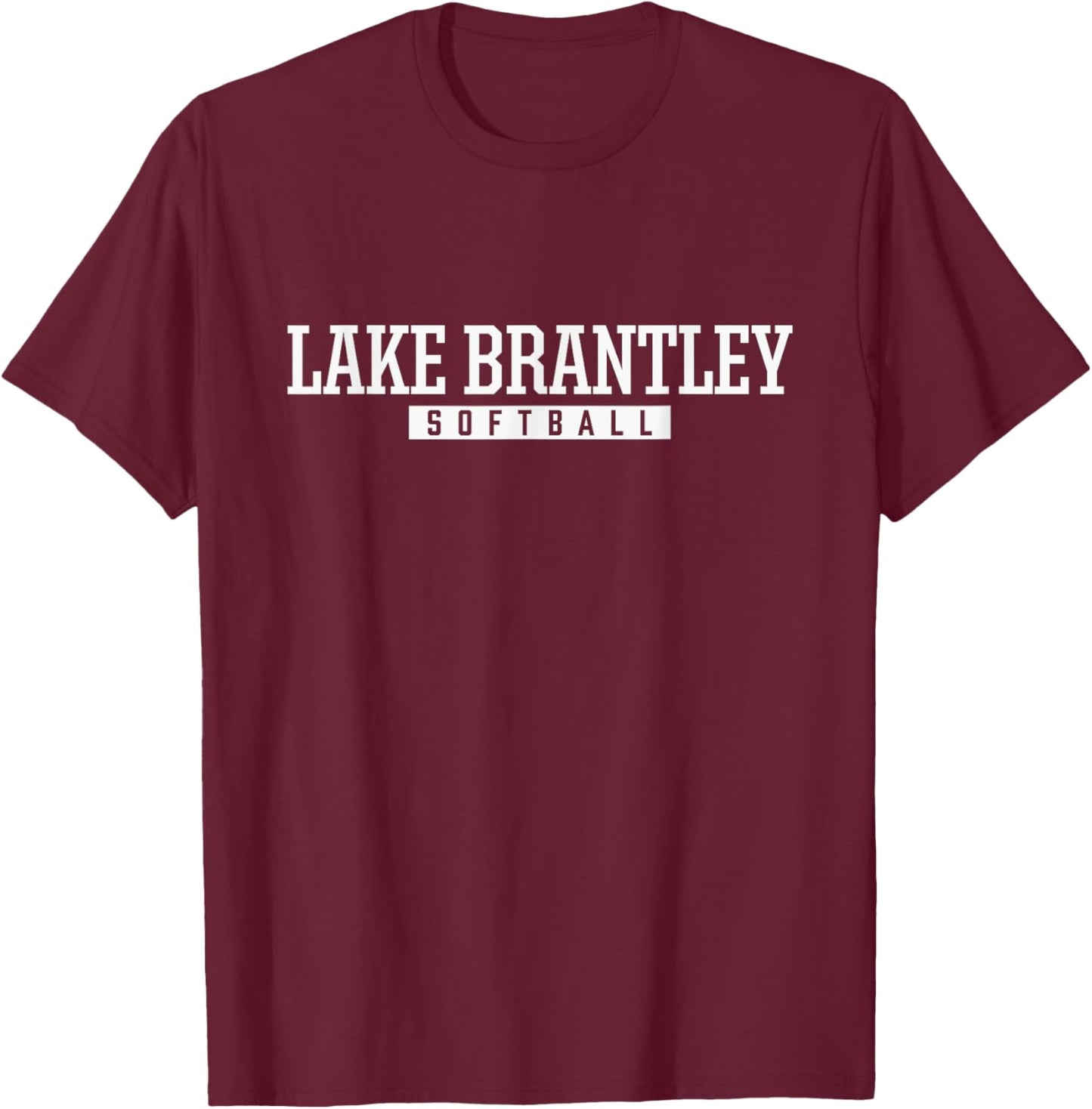 Lake Brantley High School Softball T-Shirt - T-Shirt | Maroon
