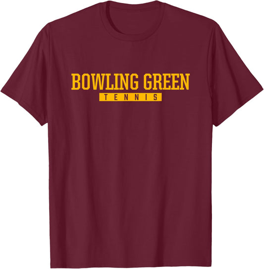 Bowling Green High School Tennis T-Shirt - T-Shirt | Maroon