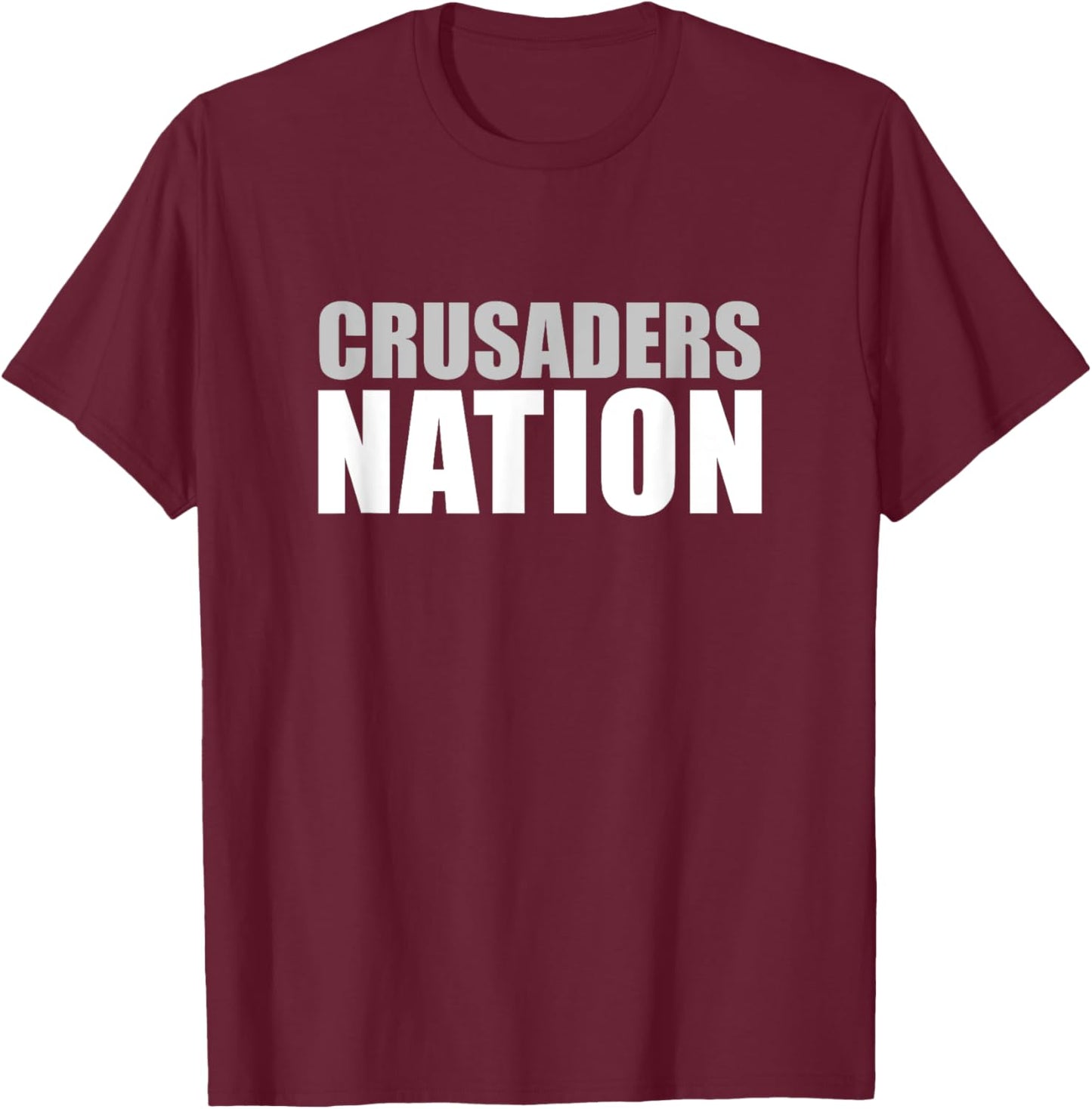 Holy Cross Crusaders Nation HS T-Shirt - T-Shirt | Maroon