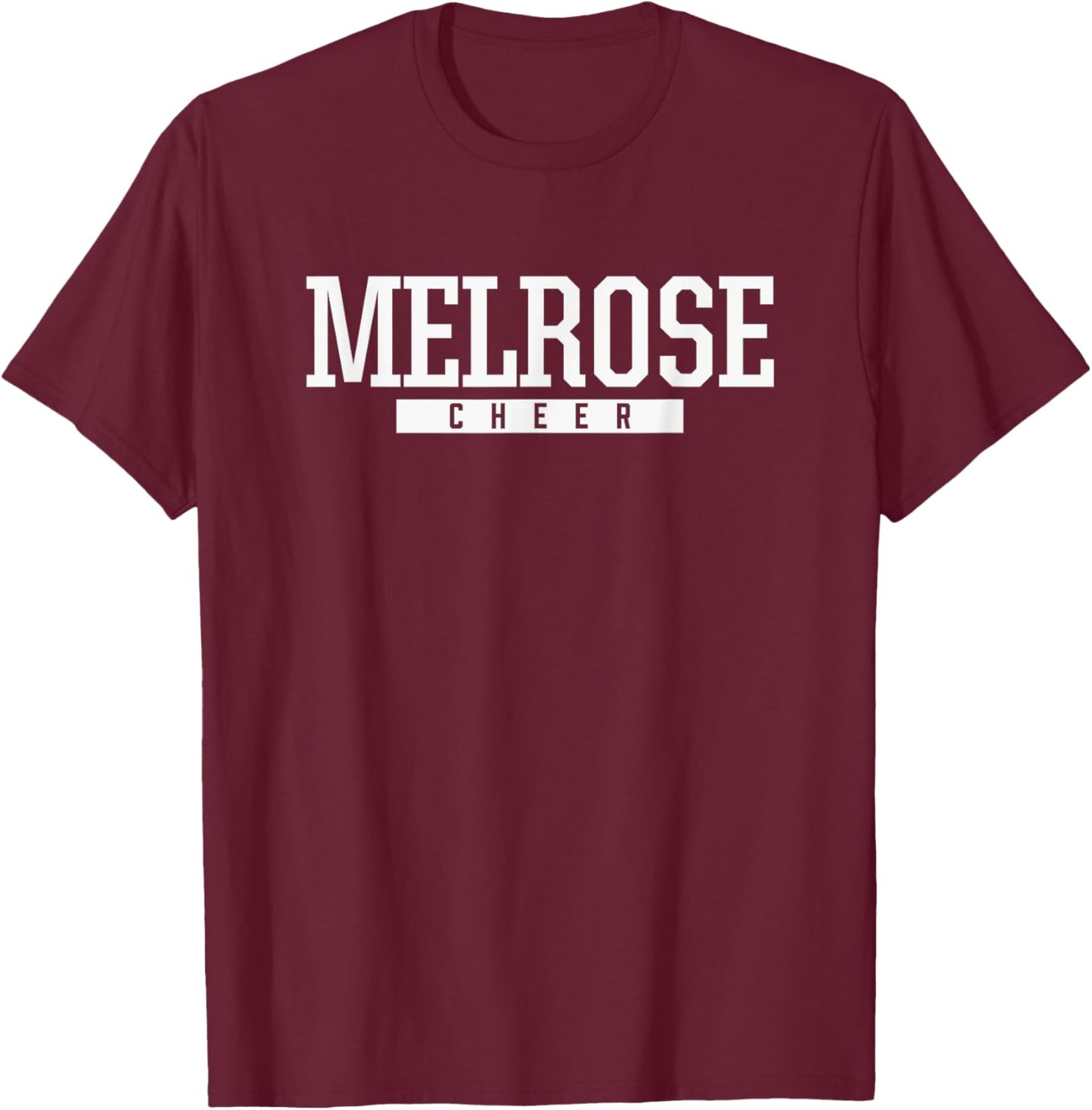 Melrose High School Cheer T-Shirt - T-Shirt | Maroon