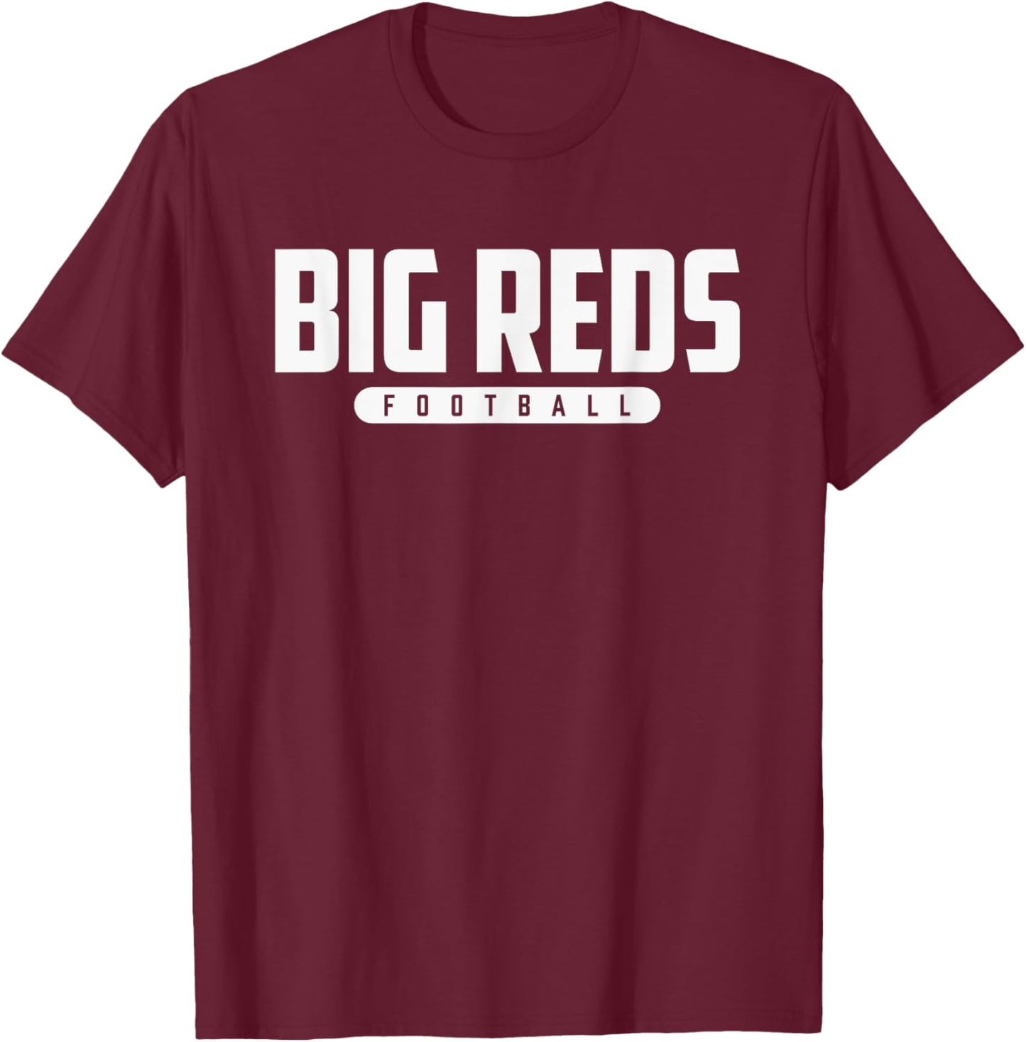 Parkersburg Big Reds Football T-Shirt - T-Shirt | Maroon