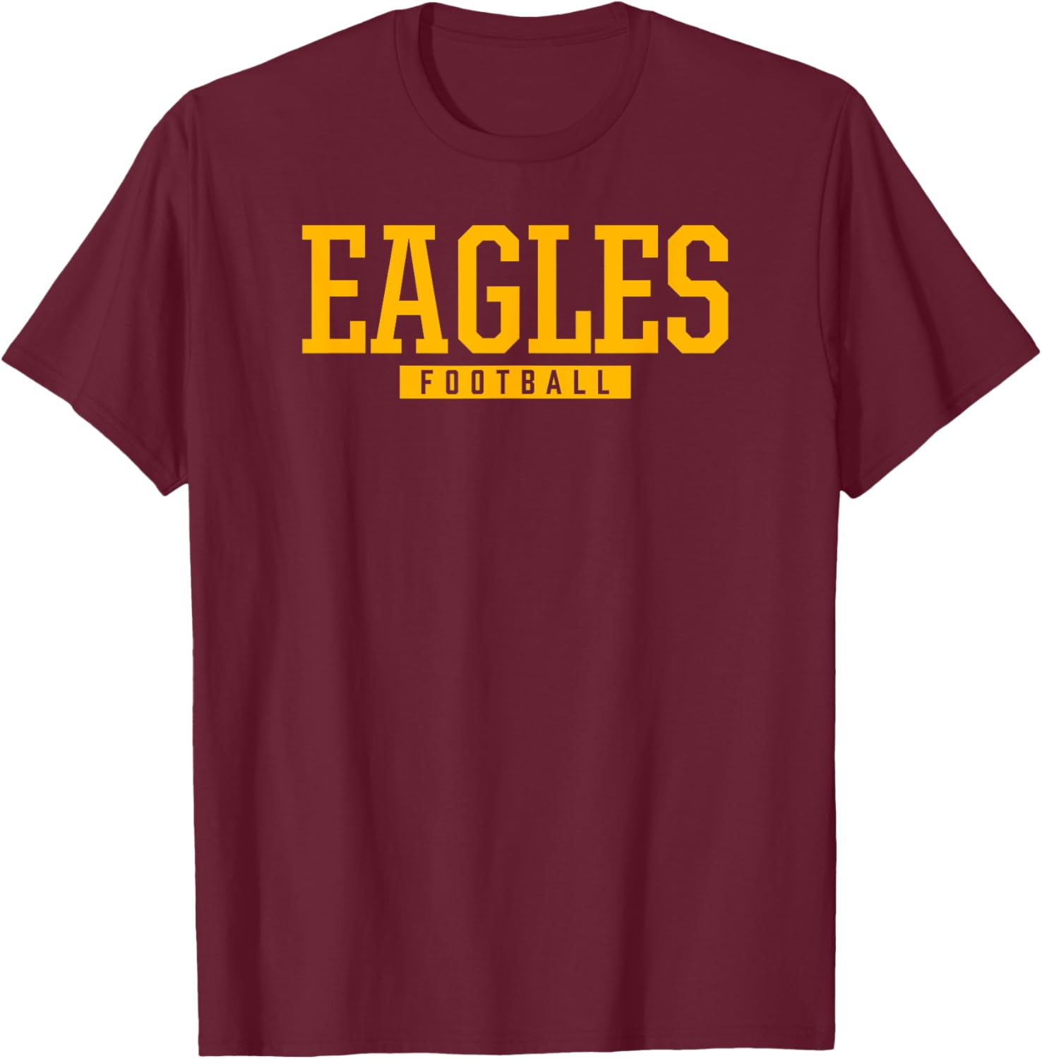 Evans Eagles Football HS T-Shirt - T-Shirt | Maroon