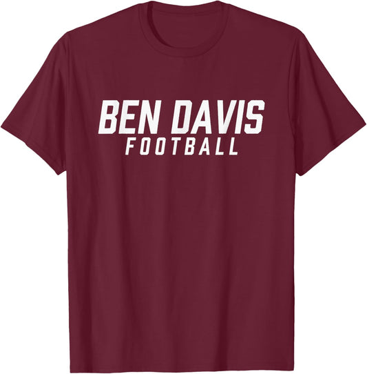 Ben Davis High School Football Team T-Shirt - T-Shirt | Maroon