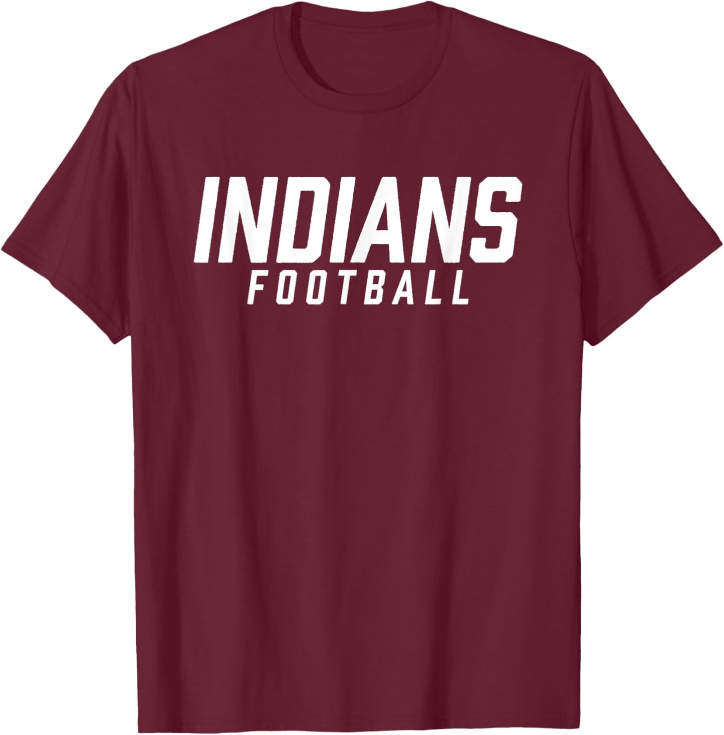 Indians Jackson Football Team HS T-Shirt - T-Shirt | Maroon