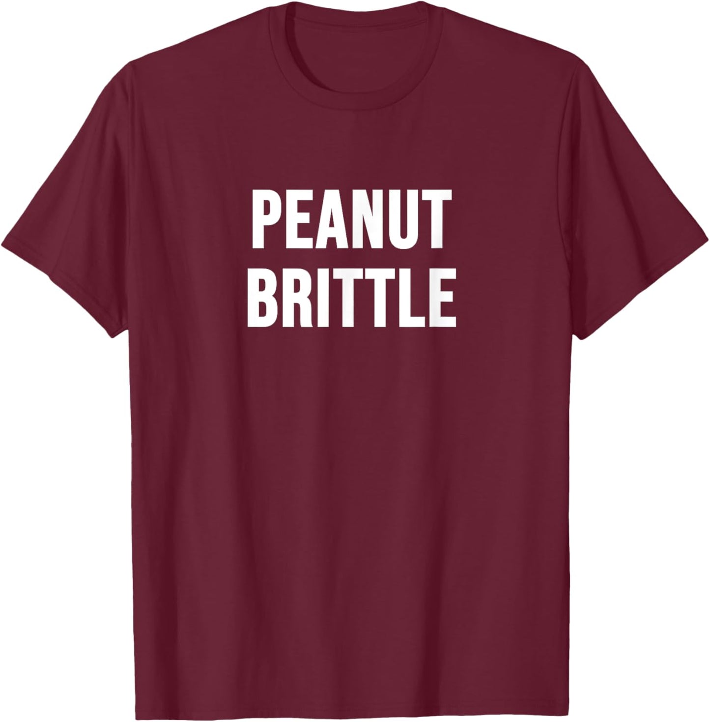 Peanut Brittle T-Shirt - T-Shirt | Maroon
