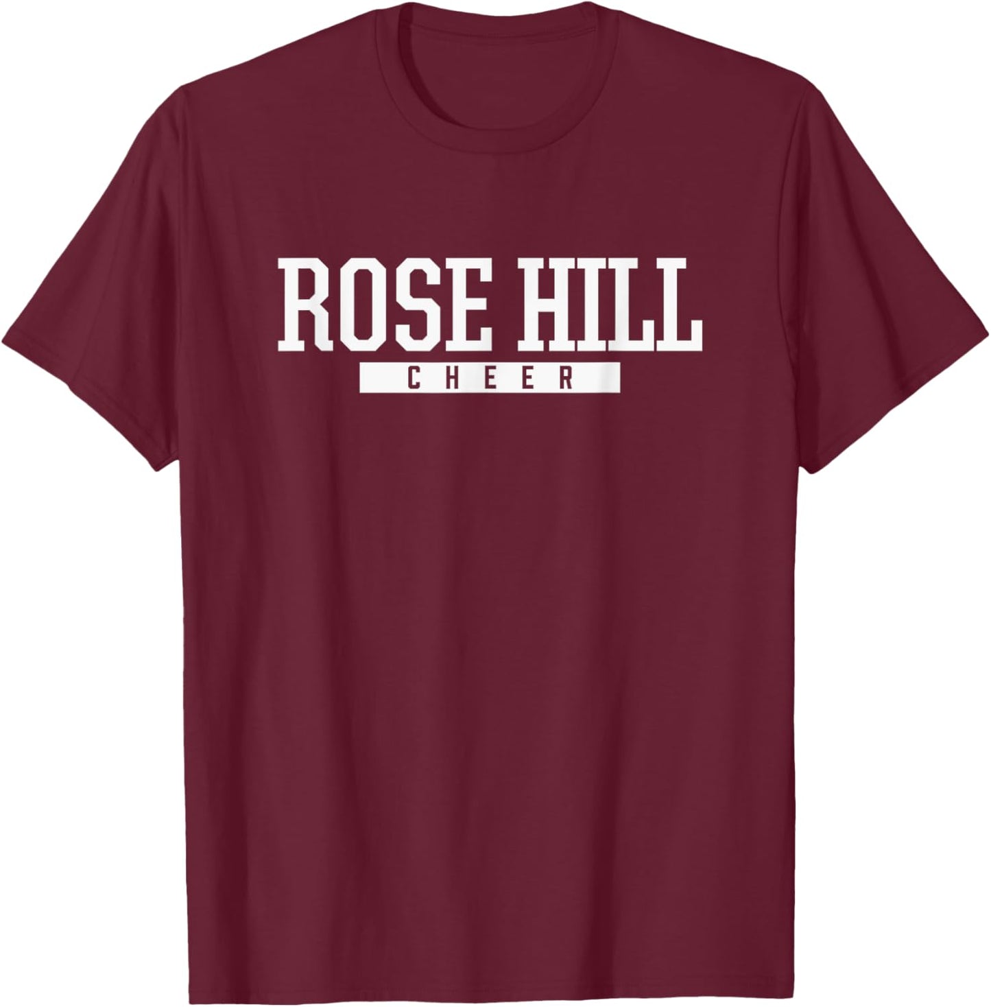 Rose Hill High School Cheer T-Shirt - T-Shirt | Maroon