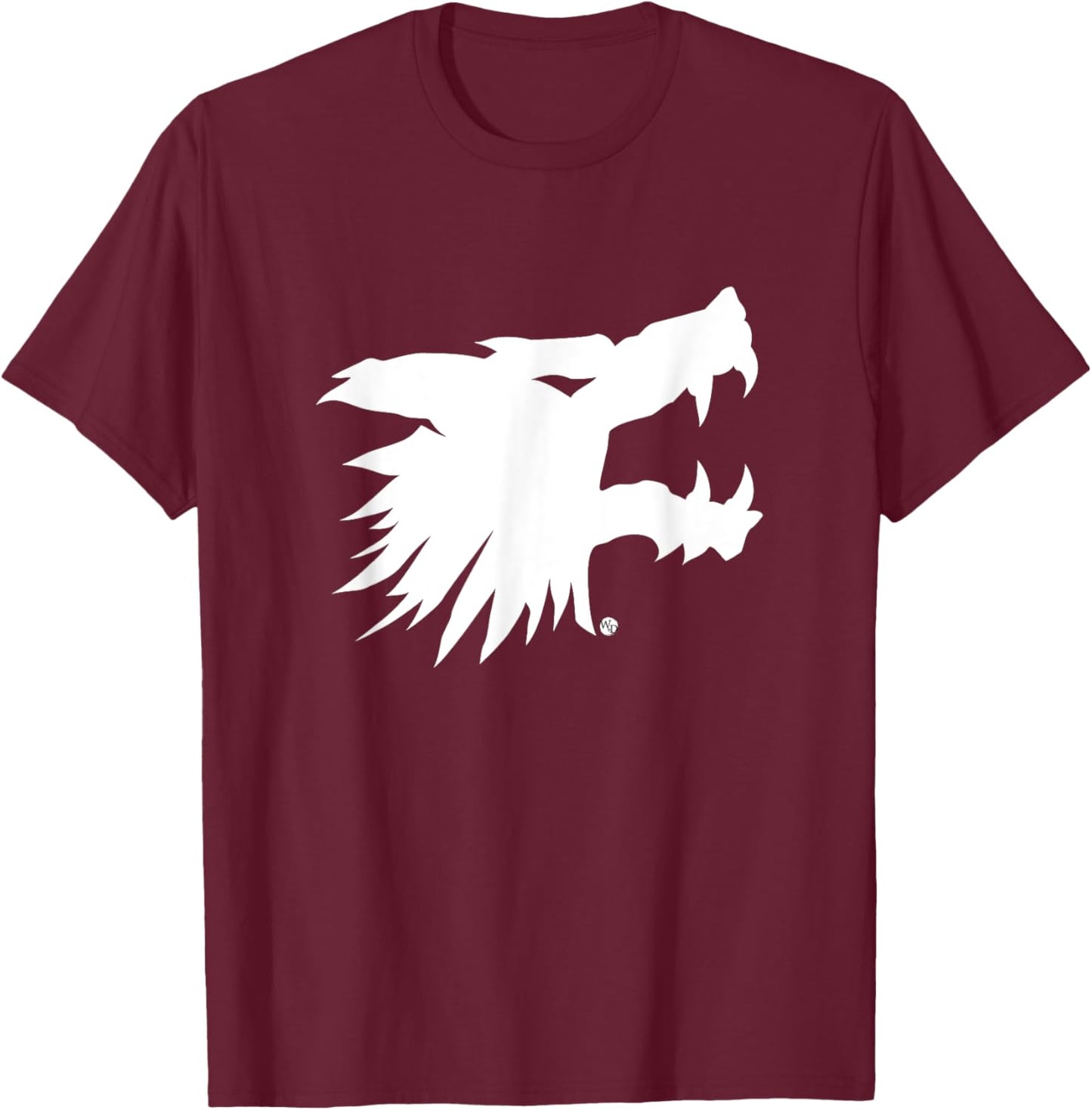 World of Darkness WoD Vampire: The Masquerade Gangrel Icon White T-Shirt - T-Shirt | Maroon
