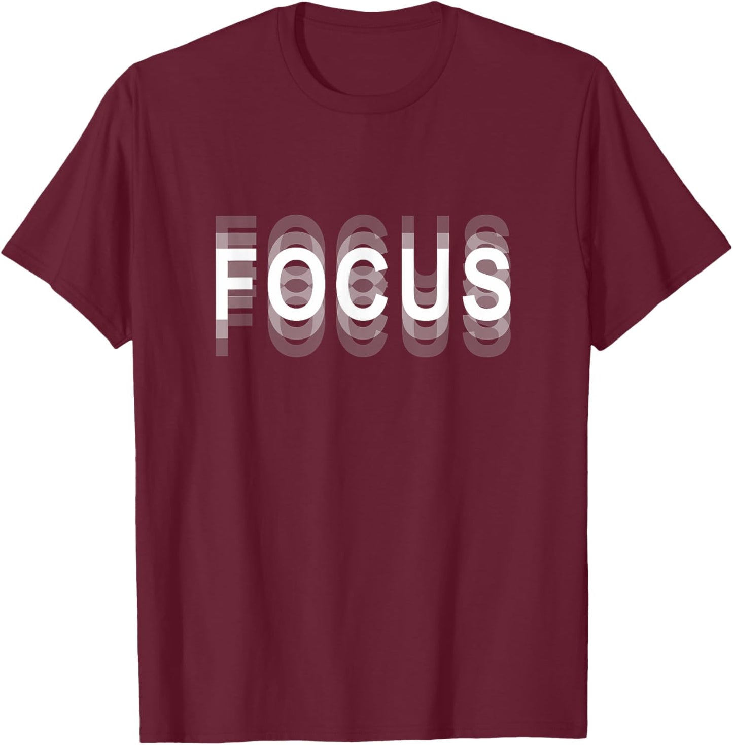 Focus T-Shirt - T-Shirt | Maroon
