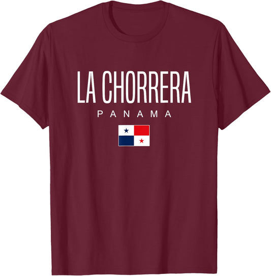 La Chorrera Panama T-Shirt - T-Shirt | Maroon