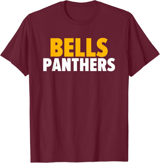 Bells Panthers Bold T-Shirt - T-Shirt | Maroon