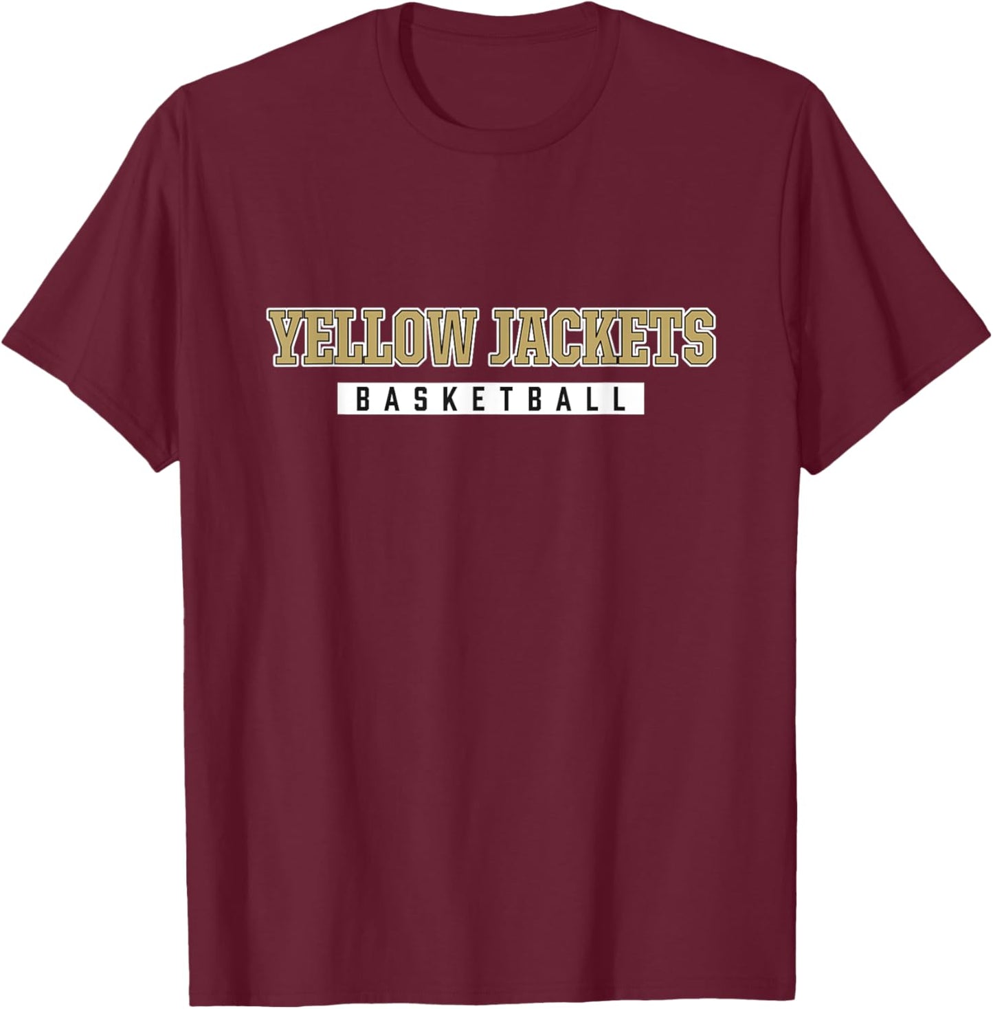 Yellow Jackets Basketball Oxford High School T-Shirt - T-Shirt | Maroon