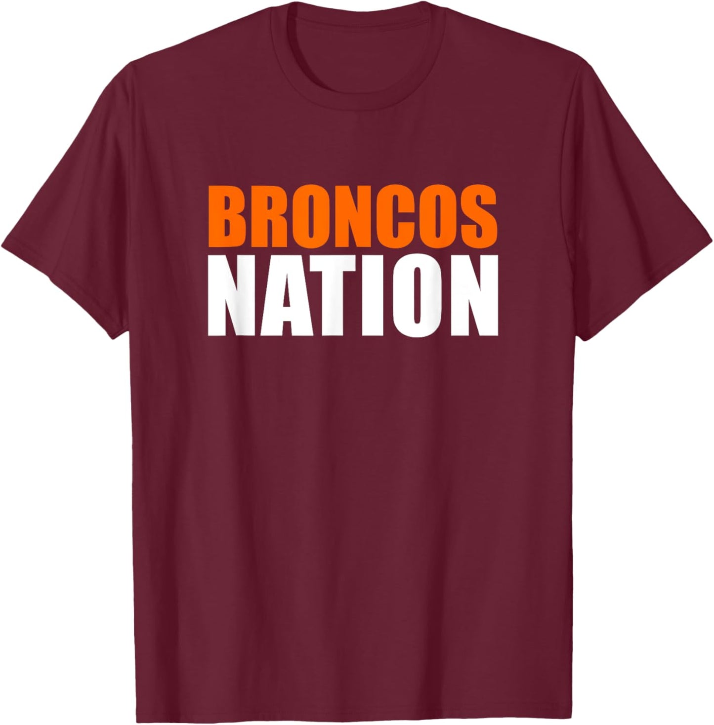 Homestead Broncos Nation HS T-Shirt - T-Shirt | Maroon