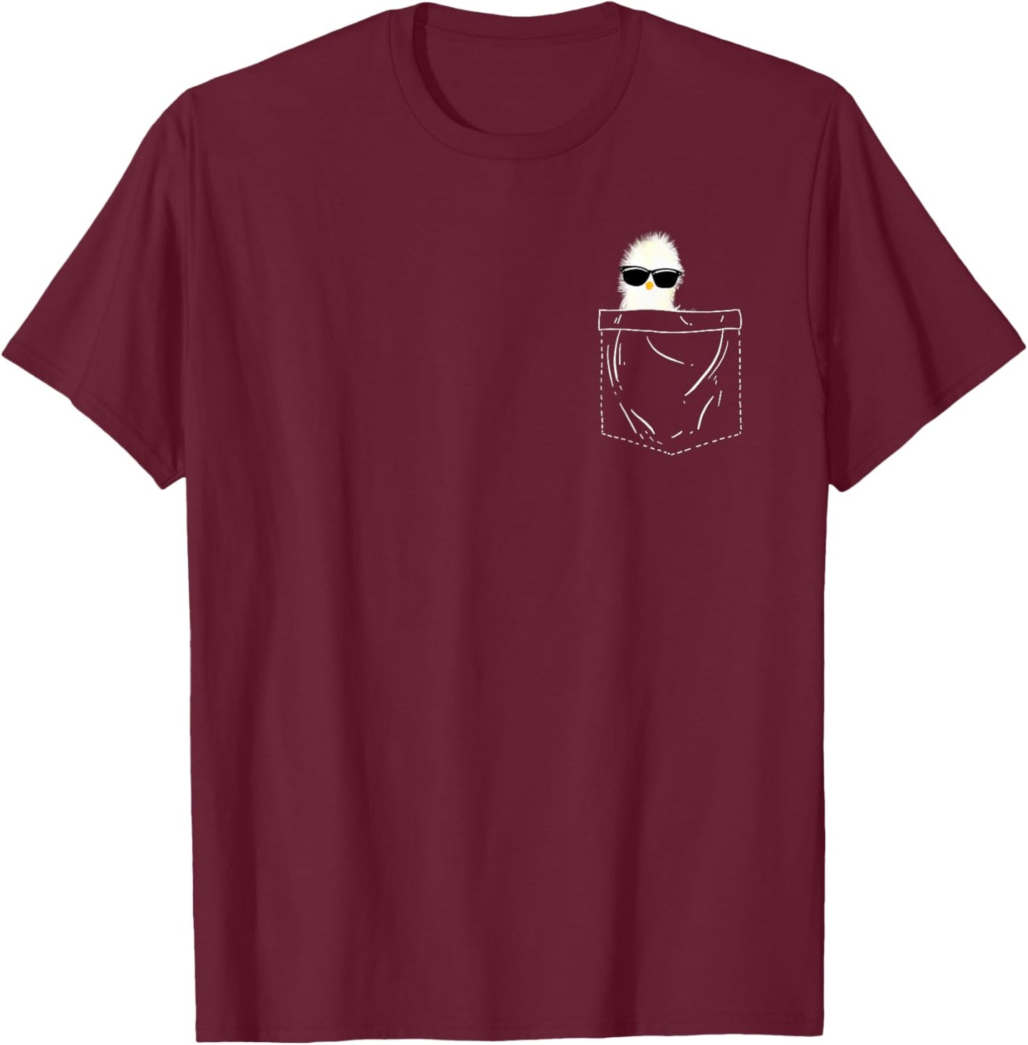 Cool Silkie Chicken Design Women Kids Silkie Chicken T-Shirt - T-Shirt | Maroon