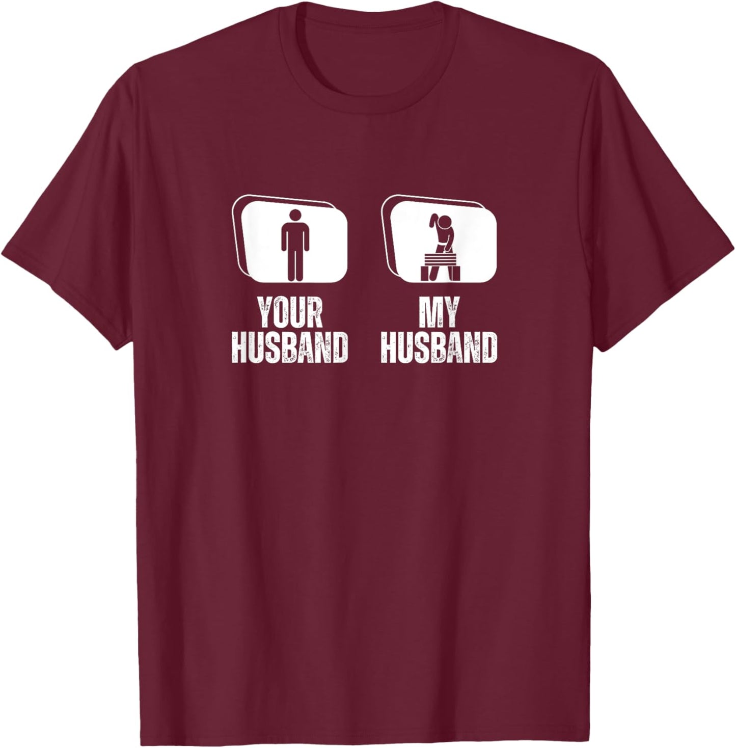 Your Husband My Husband Wife Karate T-Shirt - T-Shirt | Maroon