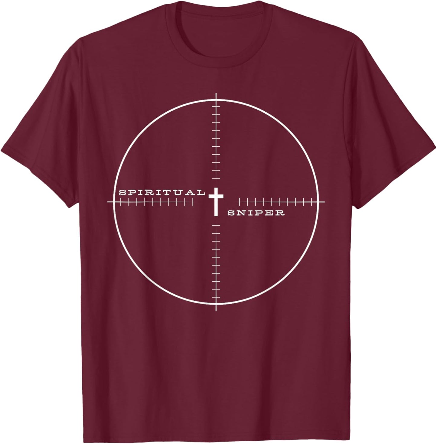 Spiritual Sniper T-Shirt - T-Shirt | Maroon