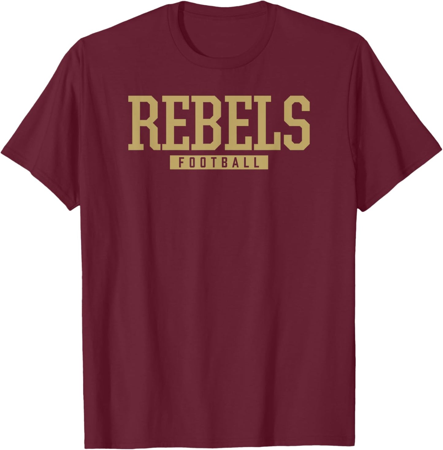 Boyle County Rebels Football HS T-Shirt - T-Shirt | Maroon