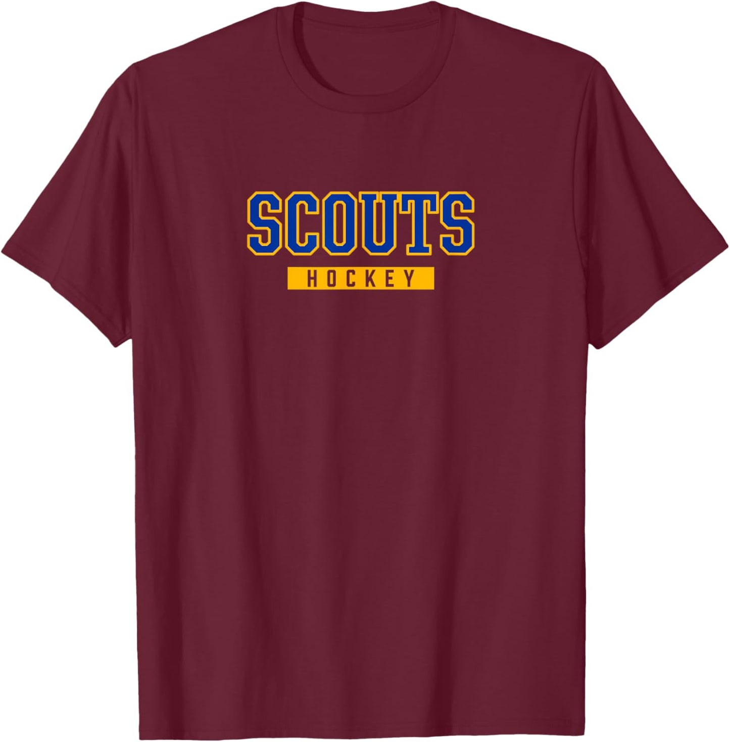 Lake Forest Scouts Hockey T-Shirt - T-Shirt | Maroon