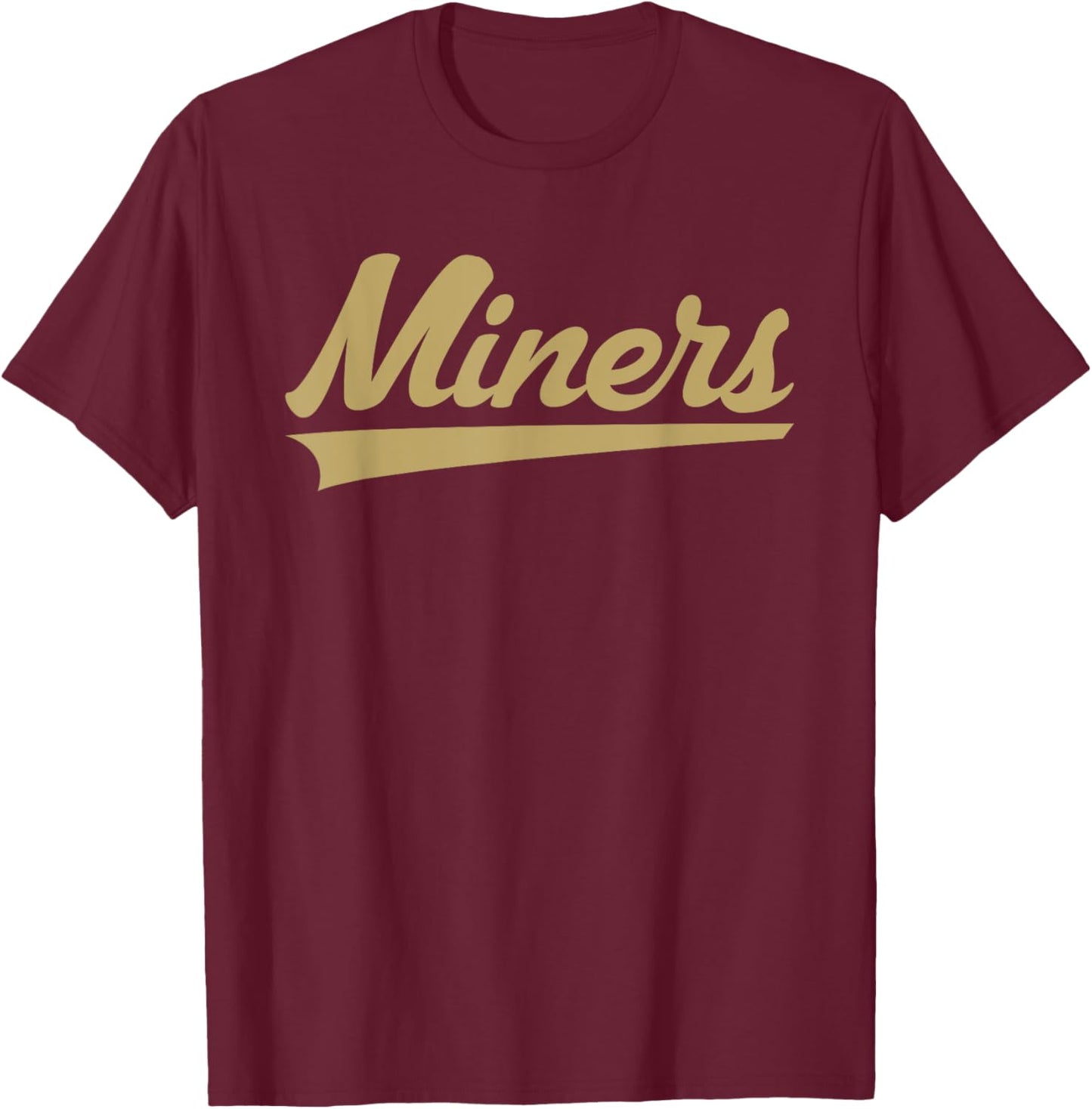 Sunrise Mountain Miners Vintage Swoosh T-Shirt - T-Shirt | Maroon