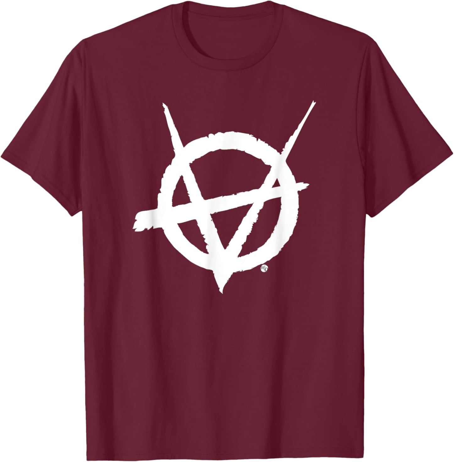 World of Darkness Vampire: The Masquerade Brujah Icon Black -Adult T-Shirt - T-Shirt | Maroon