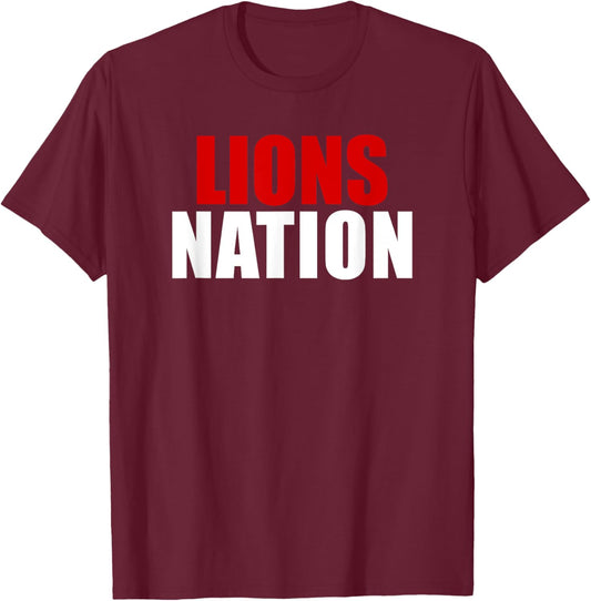 Chandler Lions Nation HS T-Shirt - T-Shirt | Maroon