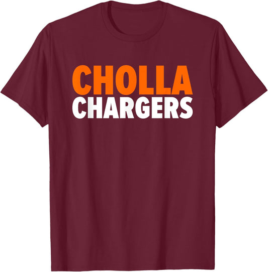 Cholla Chargers Bold T-Shirt - T-Shirt | Maroon