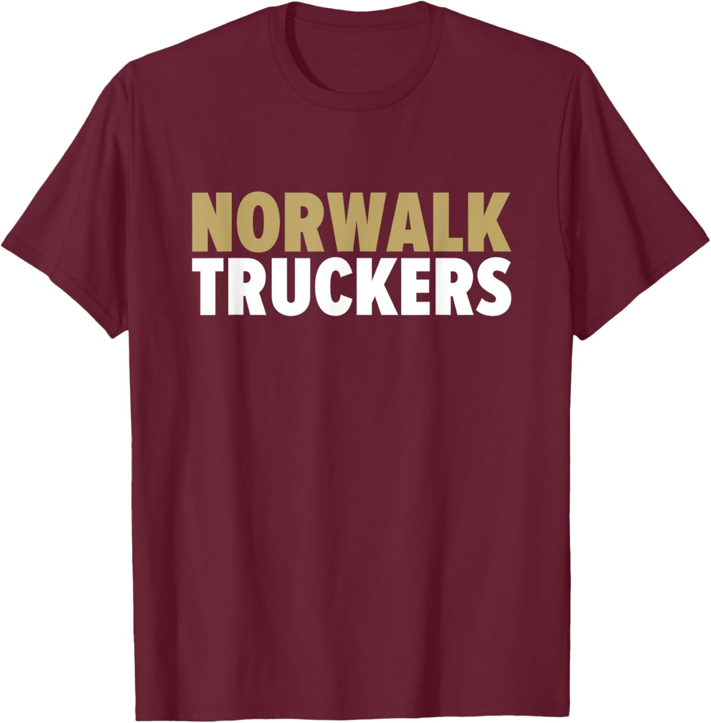 Norwalk Truckers Bold T-Shirt - T-Shirt | Maroon
