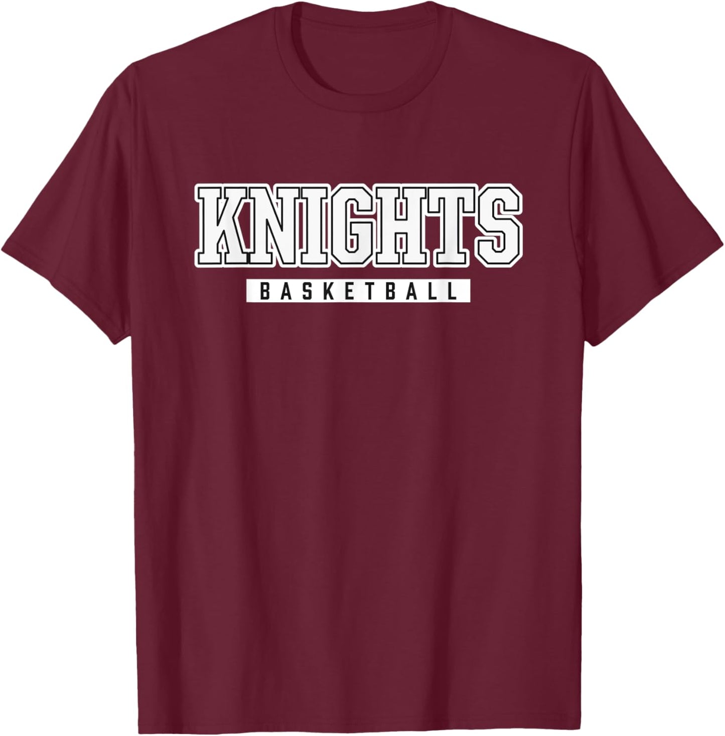Knights Basketball Turner Ashby High School T-Shirt - T-Shirt | Maroon