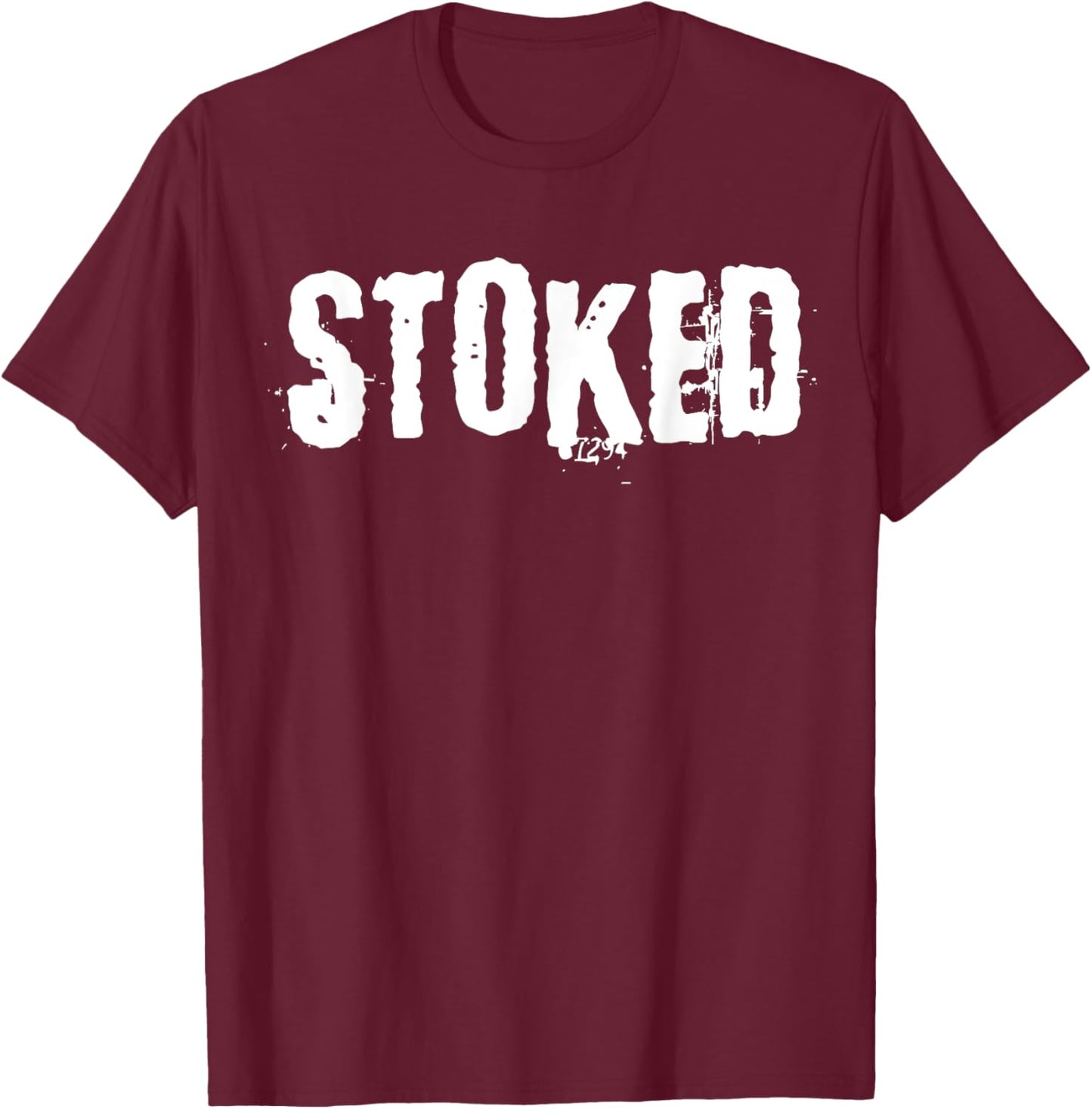 Stoked T-Shirt - T-Shirt | Maroon