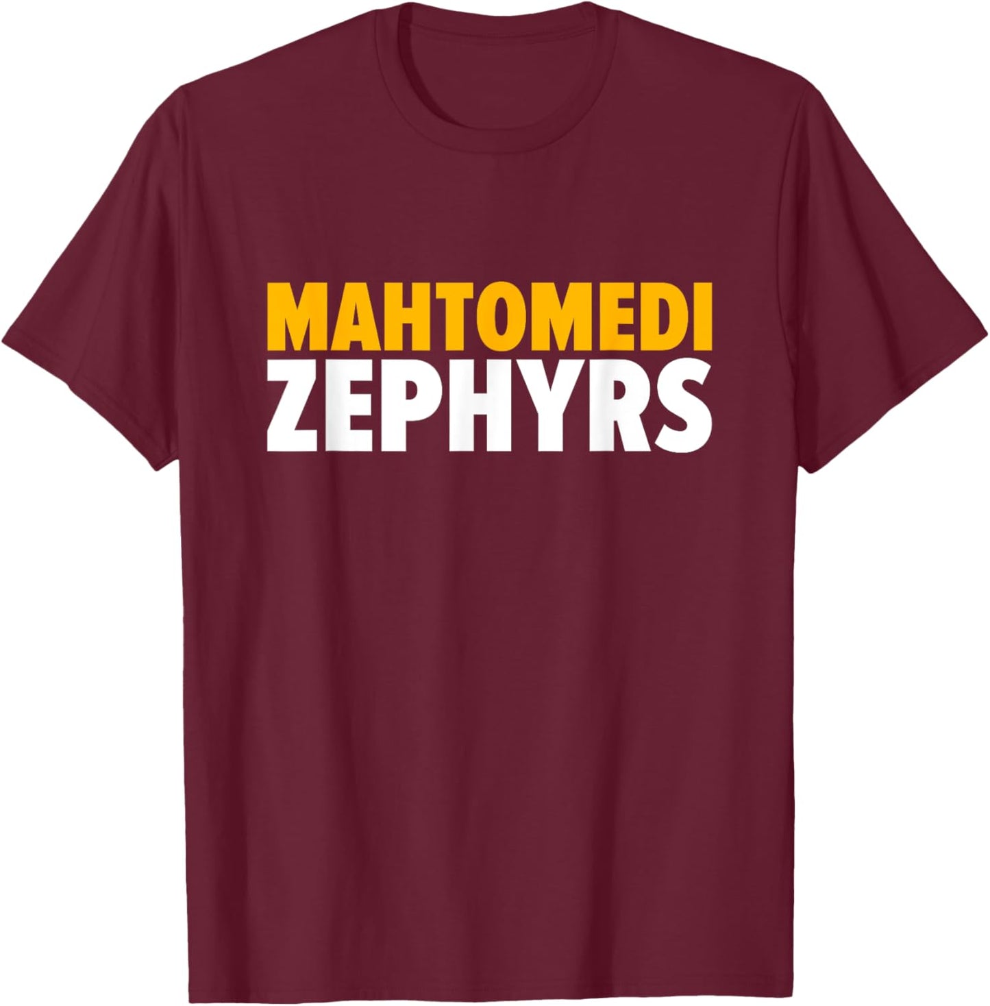 Mahtomedi Zephyrs Bold T-Shirt - T-Shirt | Maroon