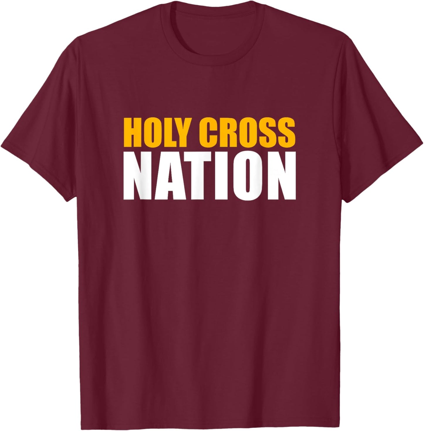 Holy Cross High School Nation T-Shirt - T-Shirt | Maroon
