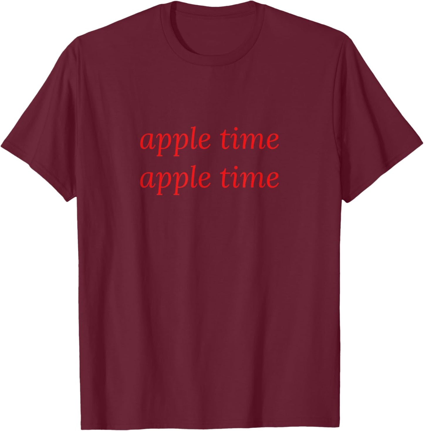 Apple Time T-Shirt - T-Shirt | Maroon