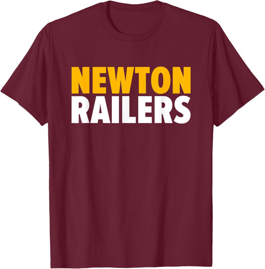 Newton Railers Bold T-Shirt - T-Shirt | Maroon