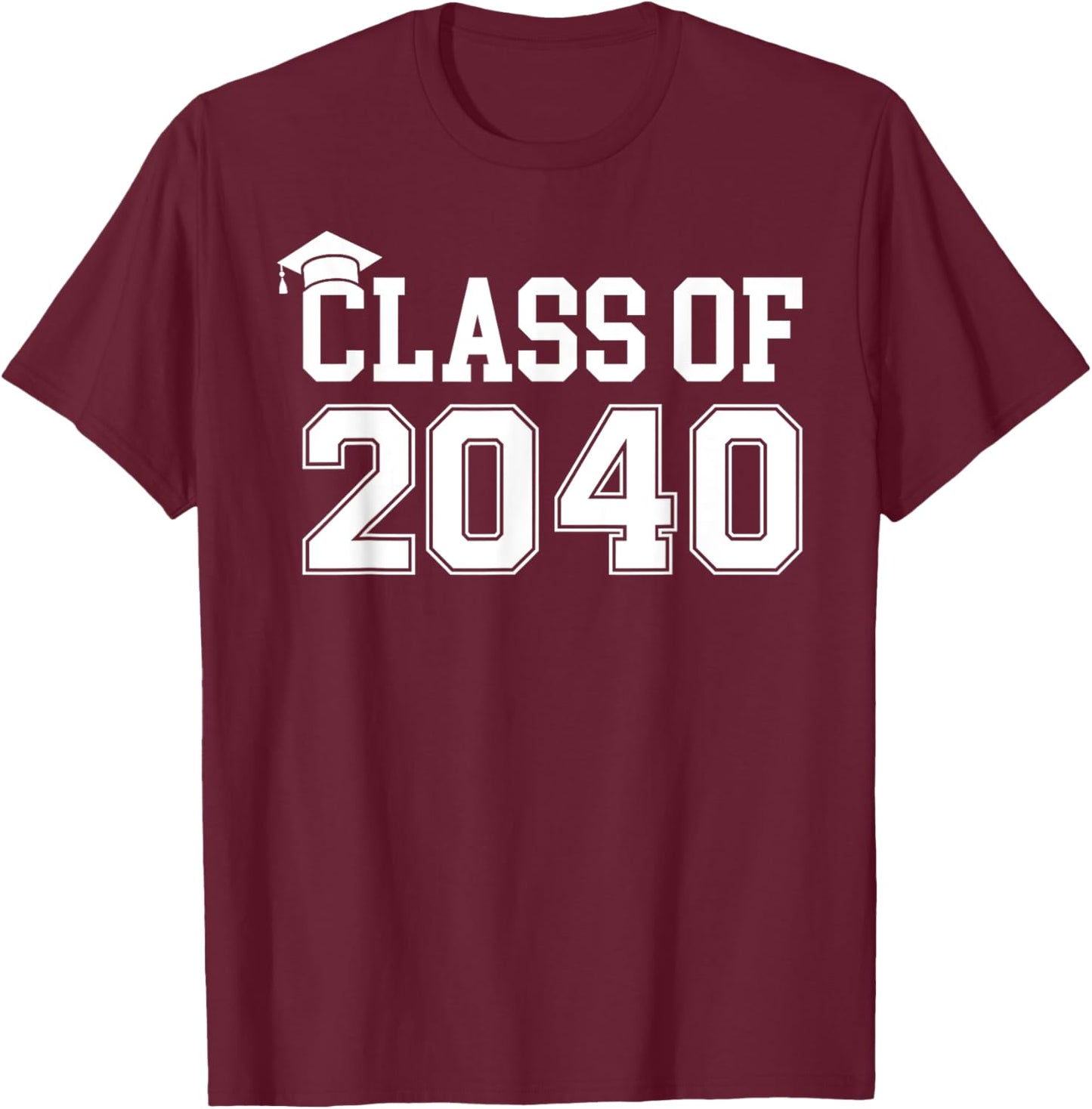 Grow With Me Class Of 2040 Kindergarten Pre-k Teachers T-Shirt - T-Shirt | Maroon