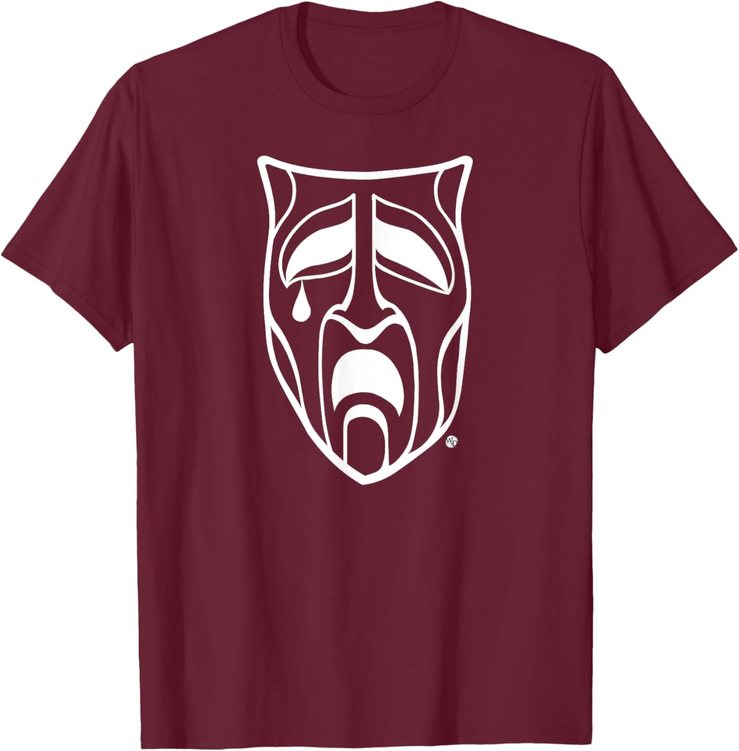 WoD Vampire: The Masquerade Nosferatu Icon White T-Shirt - T-Shirt | Maroon