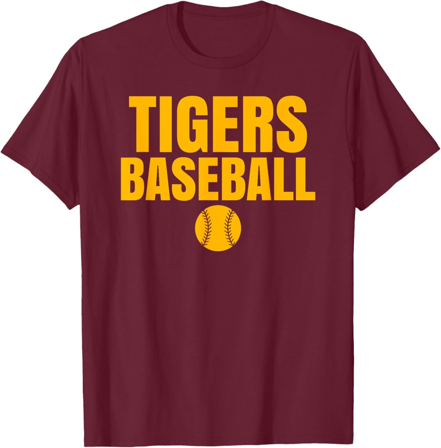 Murray Tigers Baseball T-Shirt - T-Shirt | Maroon