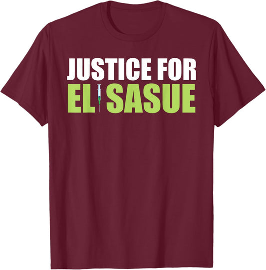 Justice For Elisasue Funny Apparel T-Shirt - T-Shirt | Maroon