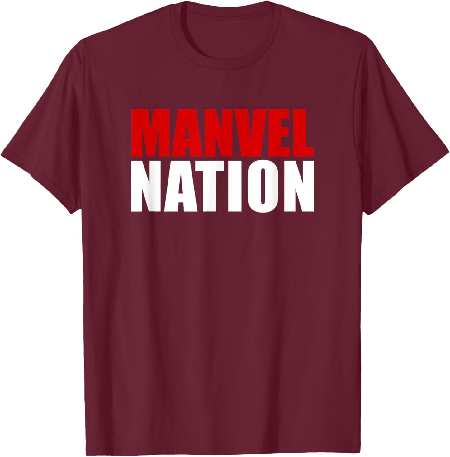 Manvel High School Nation T-Shirt - T-Shirt | Maroon