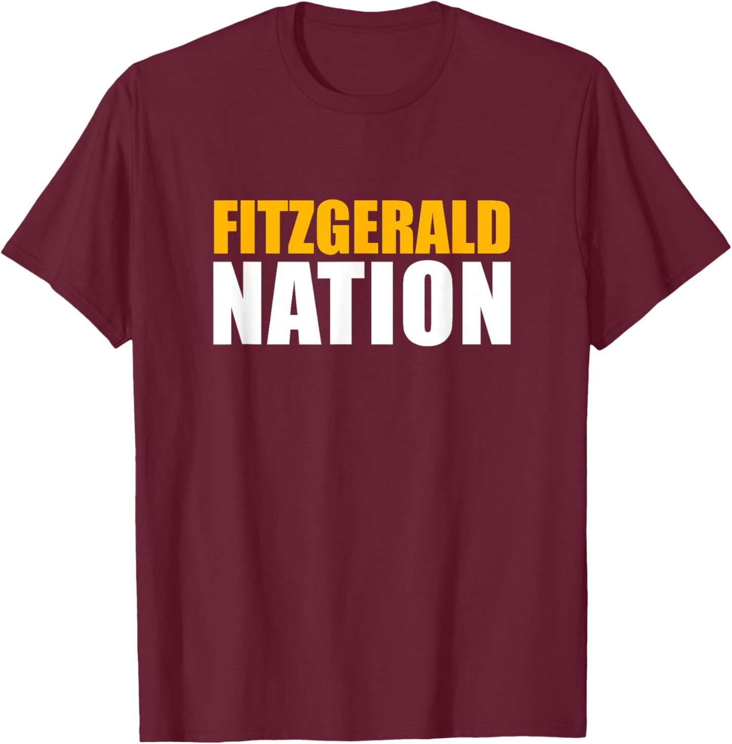 Fitzgerald High School Nation T-Shirt - T-Shirt | Maroon